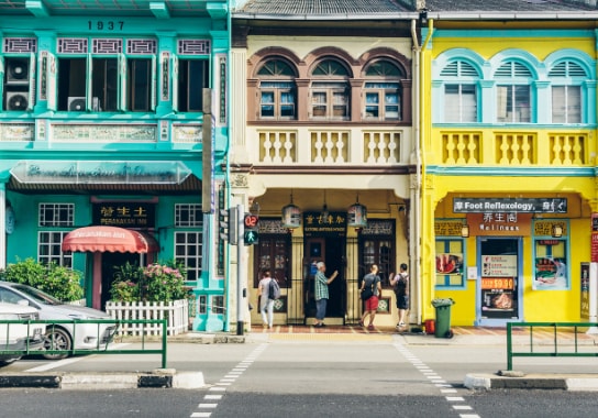 Village Hotel  Katong - Colourful Peranakan shophouse